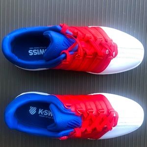 New K-Swiss Classic VN tennis shoes red/blue